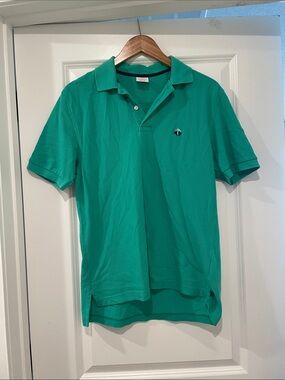 Brooks Brothers Teal green Short-Sleeve Polo small